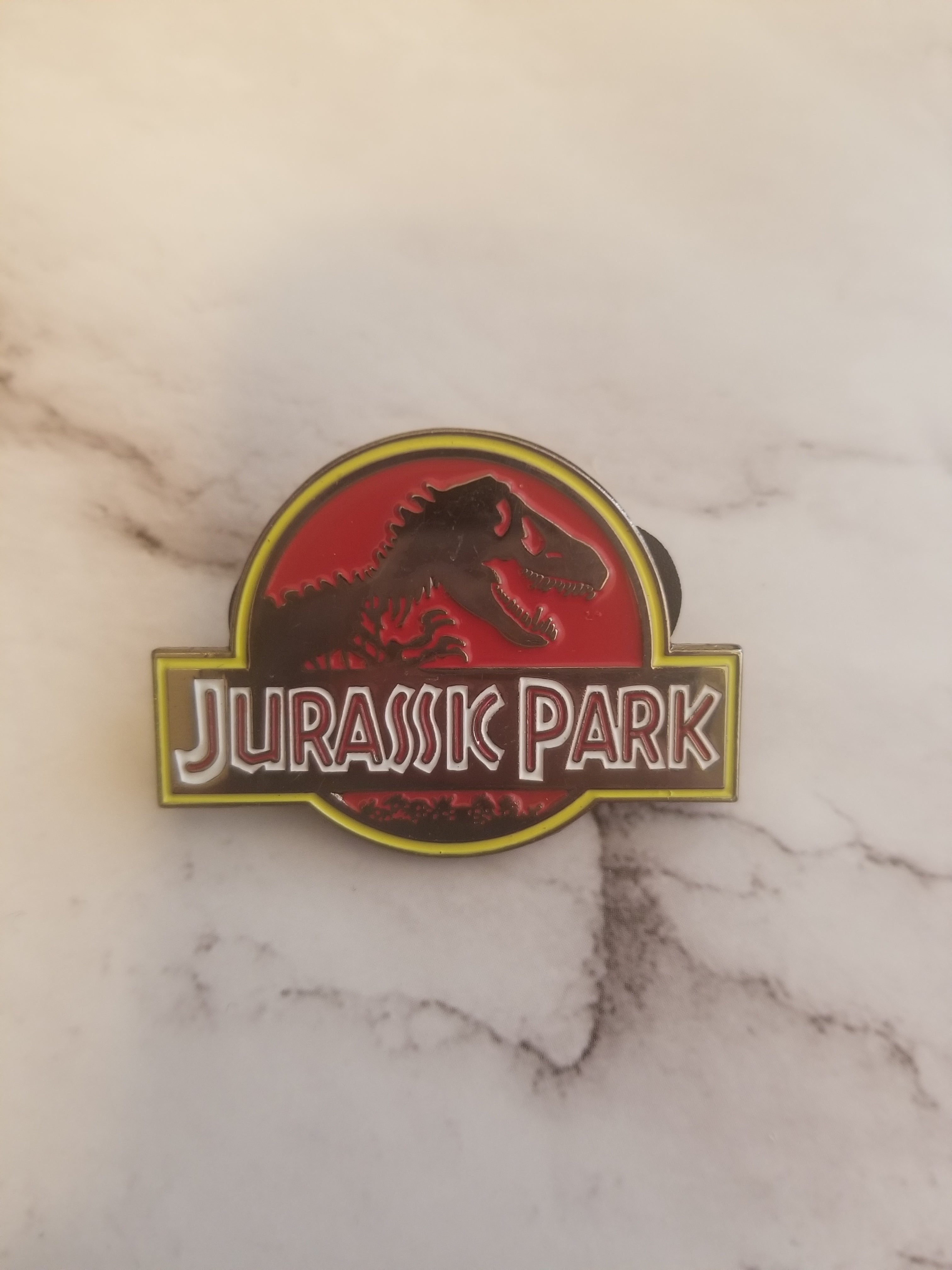 Jurassic Park Logo Pin