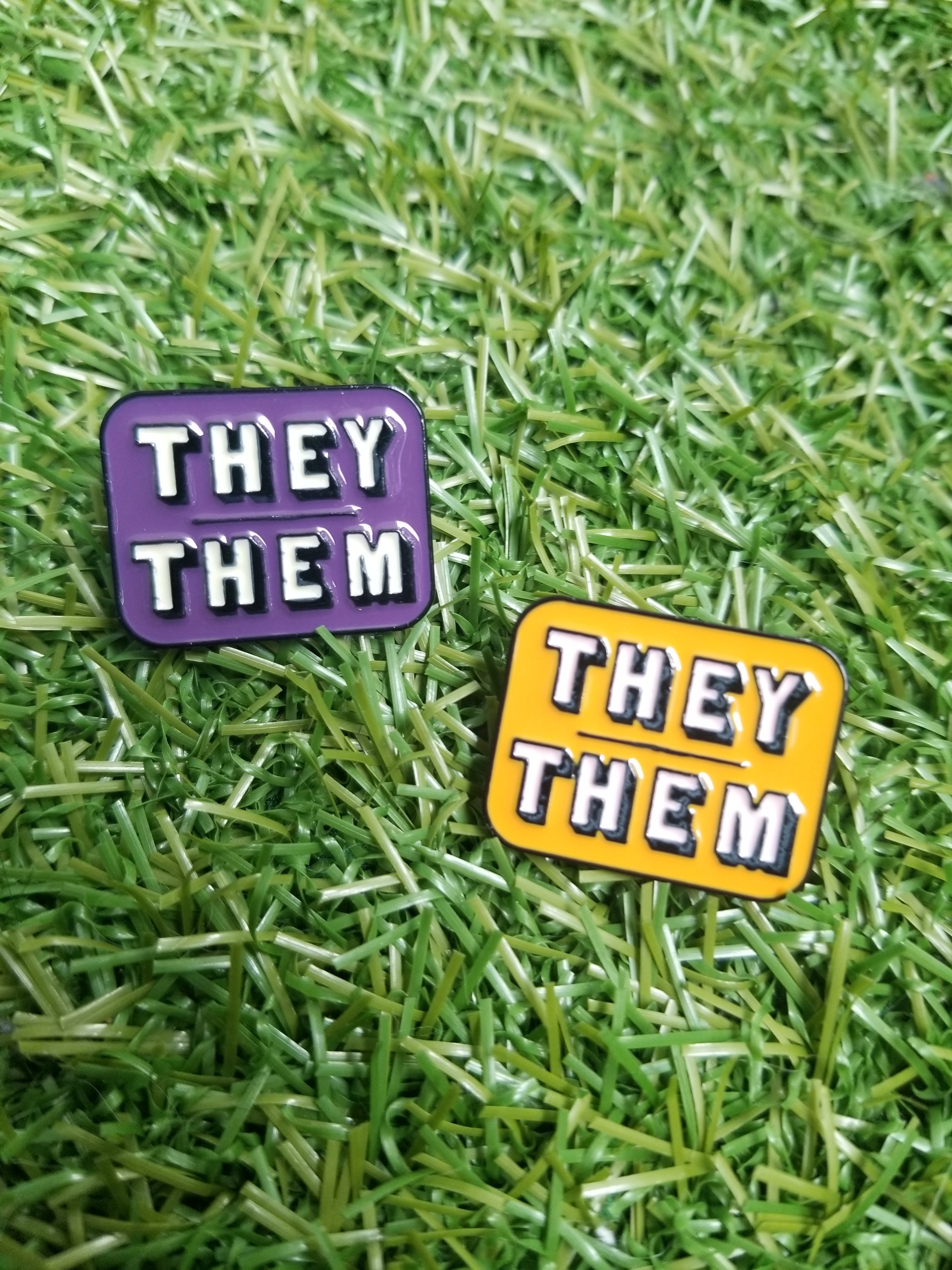 They/Them Pronoun Pins