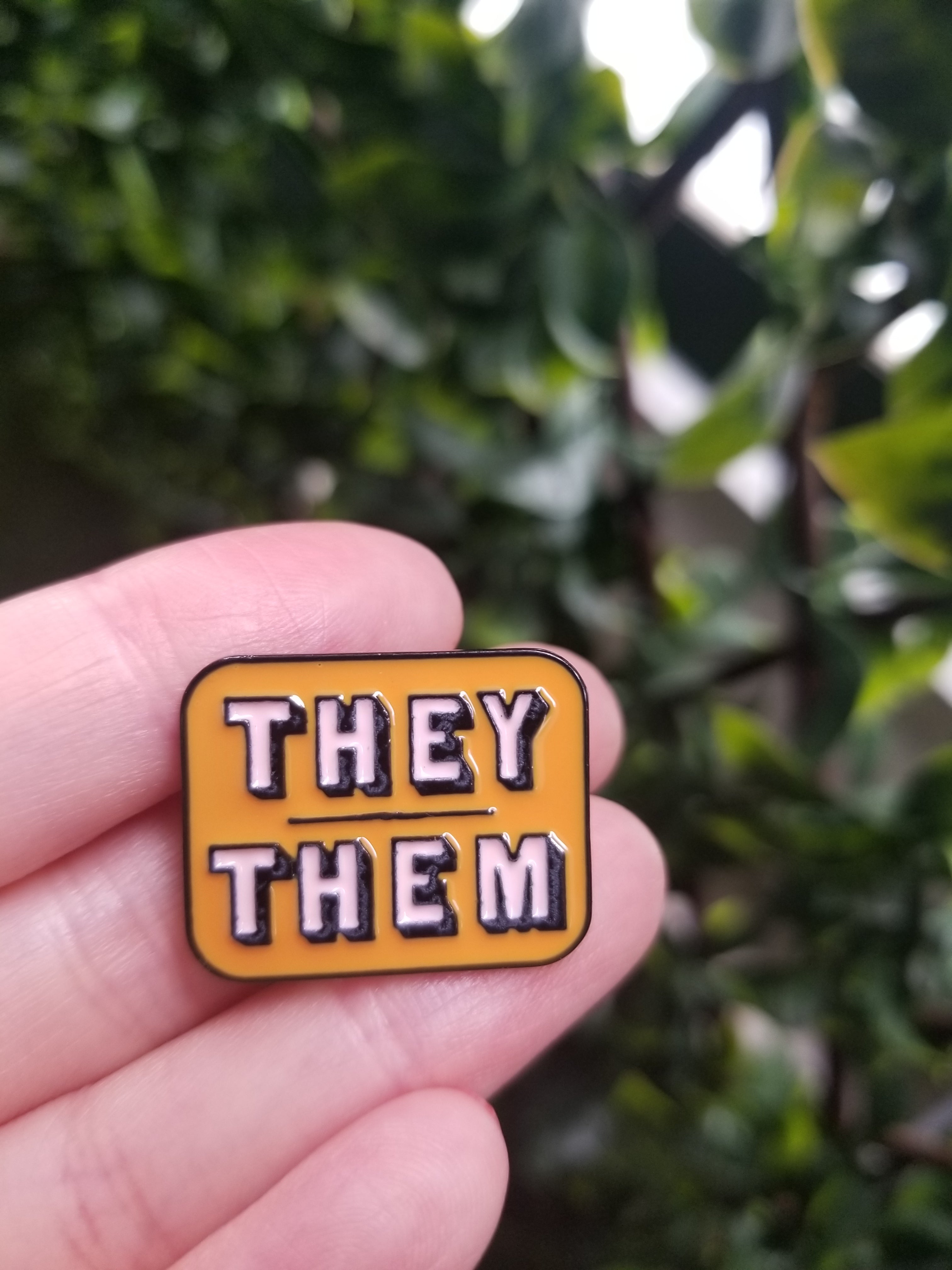 They/Them Pronoun Pins